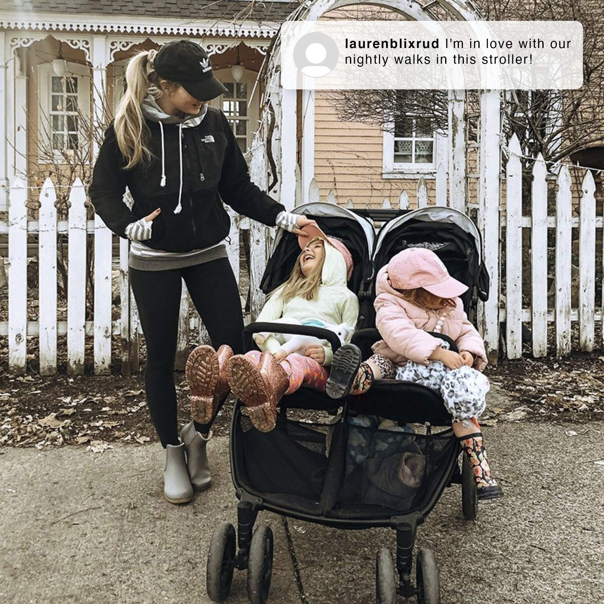 Jeep Destination Ultralight Side x Side Double Stroller