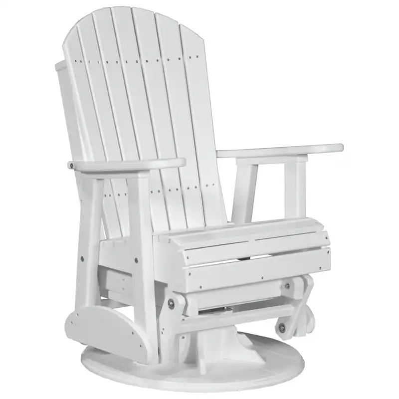 Poly Lumber Adirondack Swivel Glider Chair